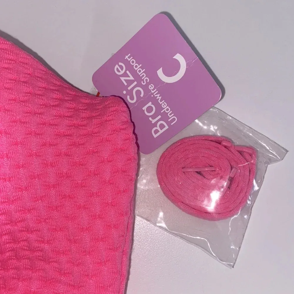 Coco Rave NWT 32C  Bae pink push up detachable strap lightly padded bikini - Image 3