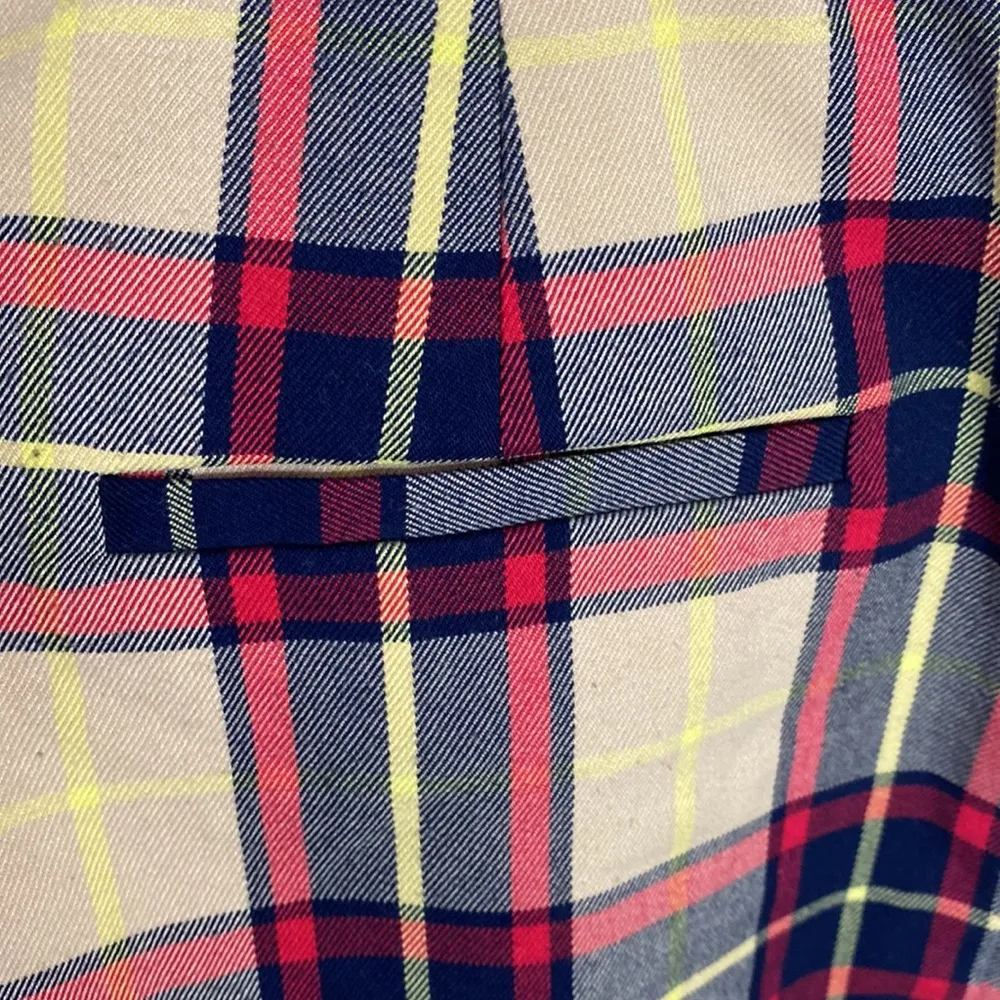 Princess Vera Wang Y2K plaid pleated mini skirt junior size 5 Red - Image 6