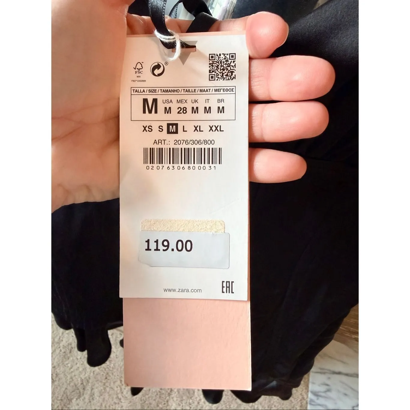 NWT Zara x New York City Ballet Black Corset Mini Dress Size Medium - Image 4