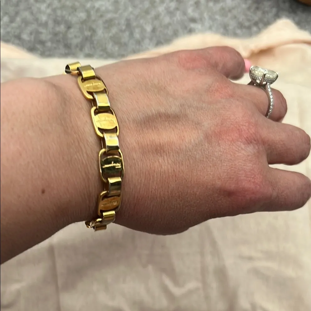 Salvatore Ferragamo Gold-Tone Bracelet - Image 6