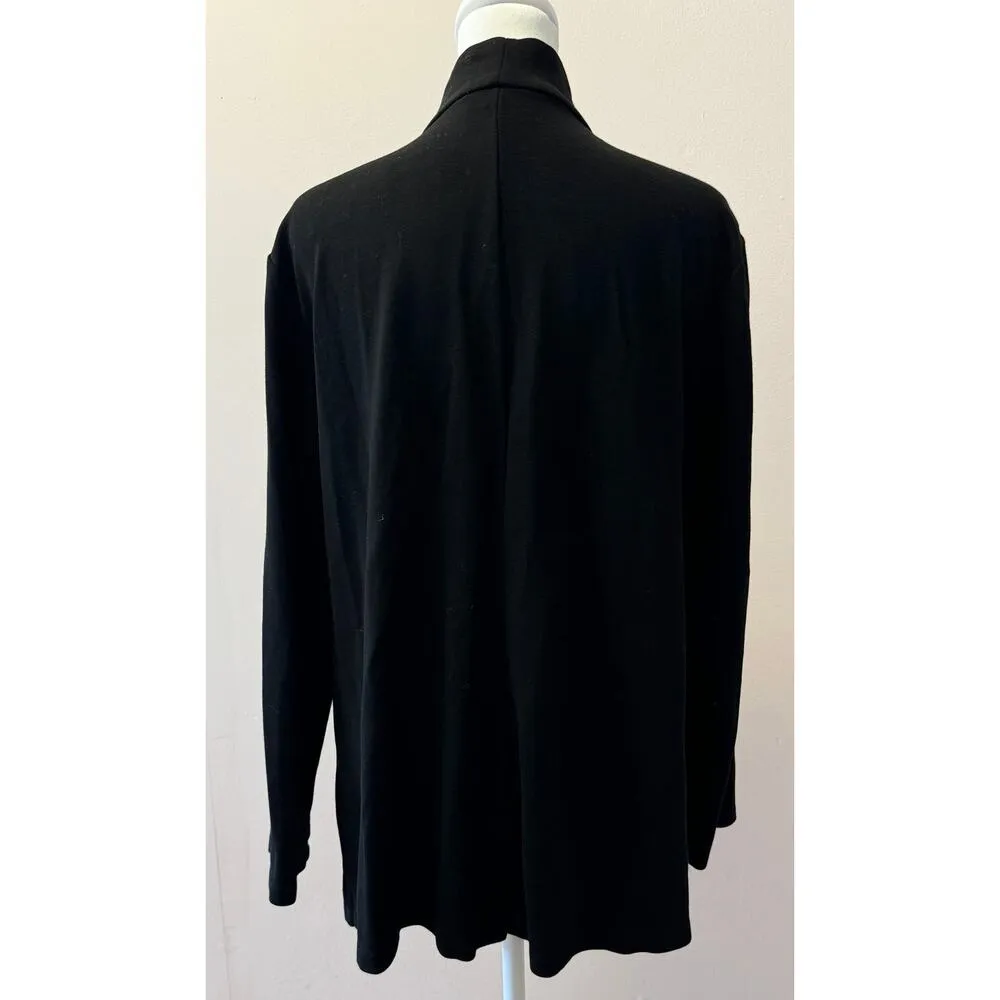 Eileen Fisher Cardigan Sweater Jacket Blazer Size XL (tencel office preppy) - Image 5