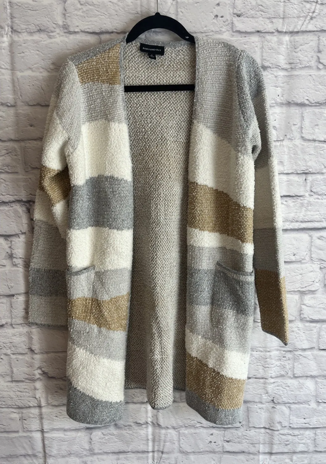 Fortune & Ivy Stitchfix Women's NWOT Cozy Casual Open Front Cardigan Size Small - Image 1