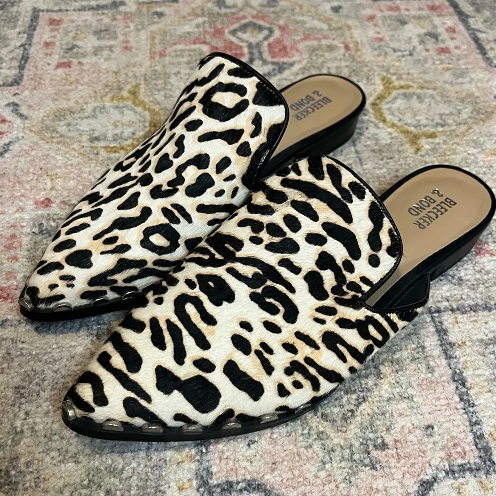 Bleecker & Bond Simone Cheetah Mules - Image 2
