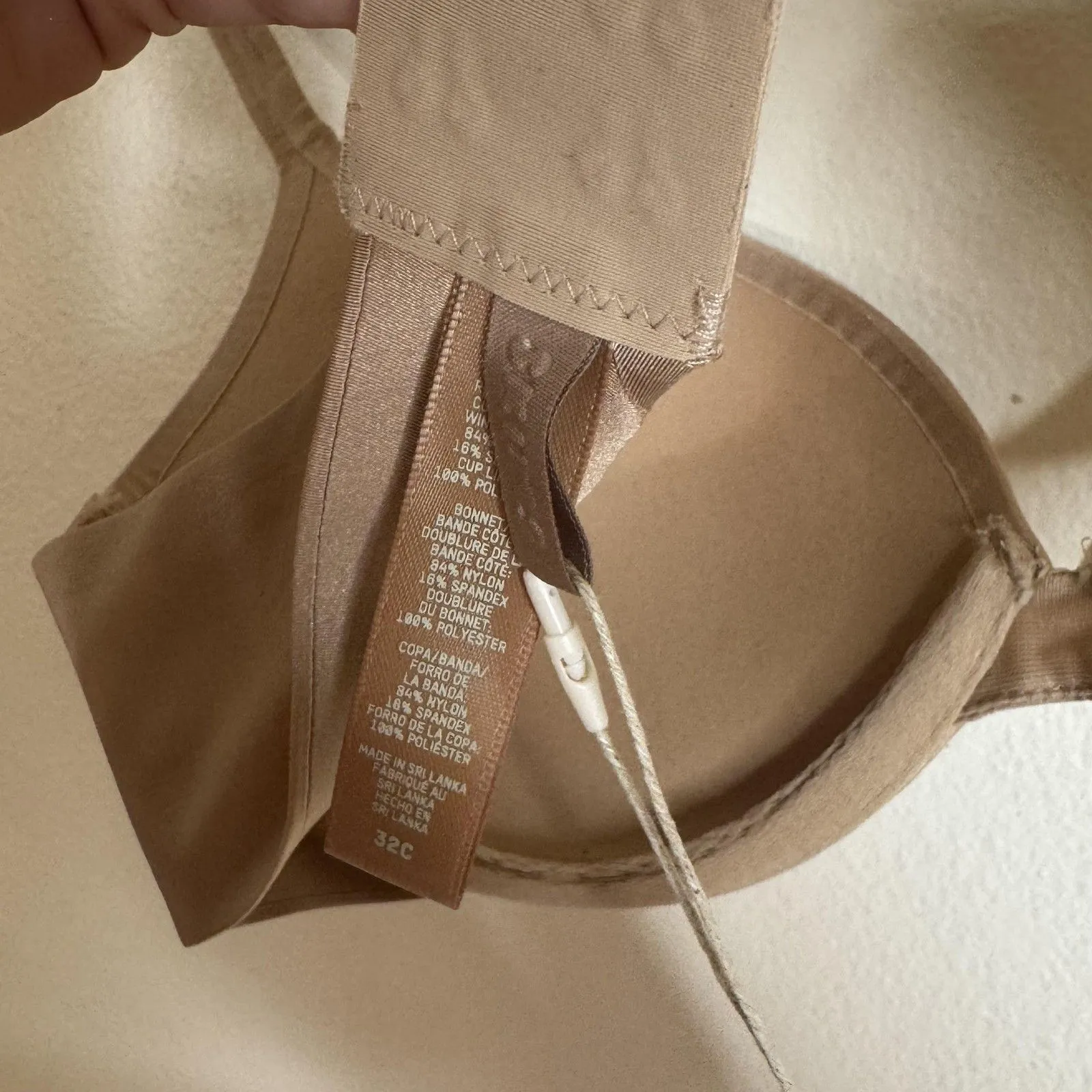 Skims Ultimate Apex Push-Up Bra Womens 32C Beige Clay Underwire Padded - Image 6