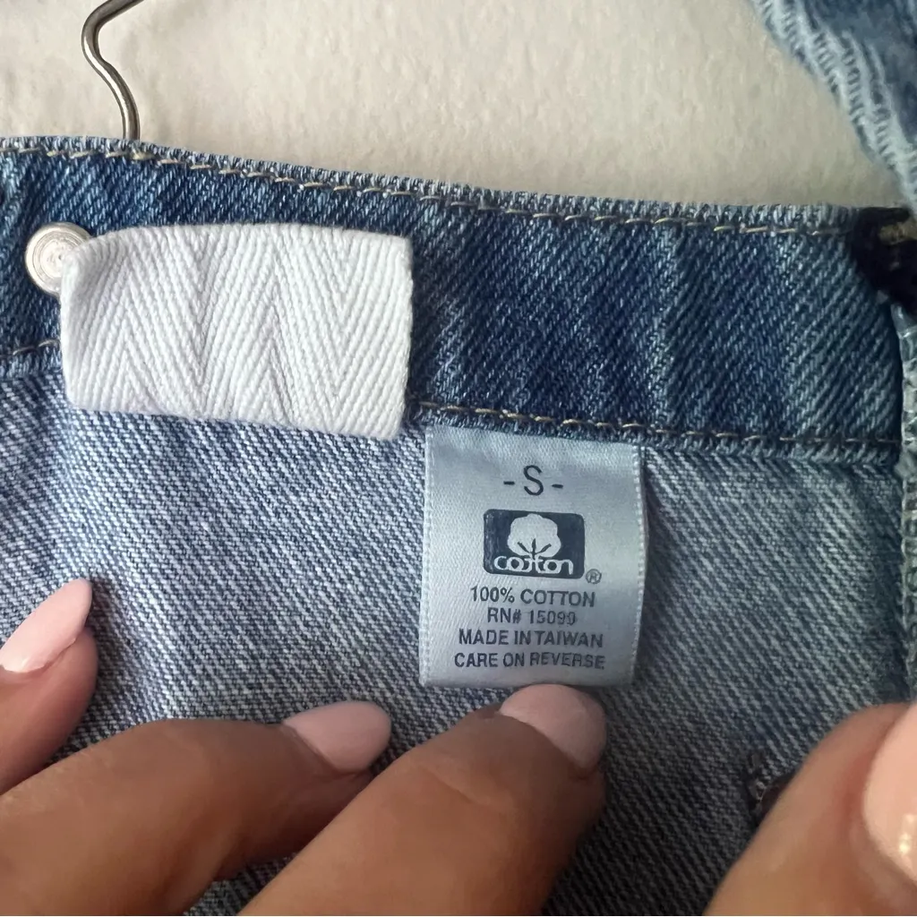 Vintage CANYON RIVER BLUES short overalls Denim‎ 100% cotton Womens SIZE SMALL - Image 6