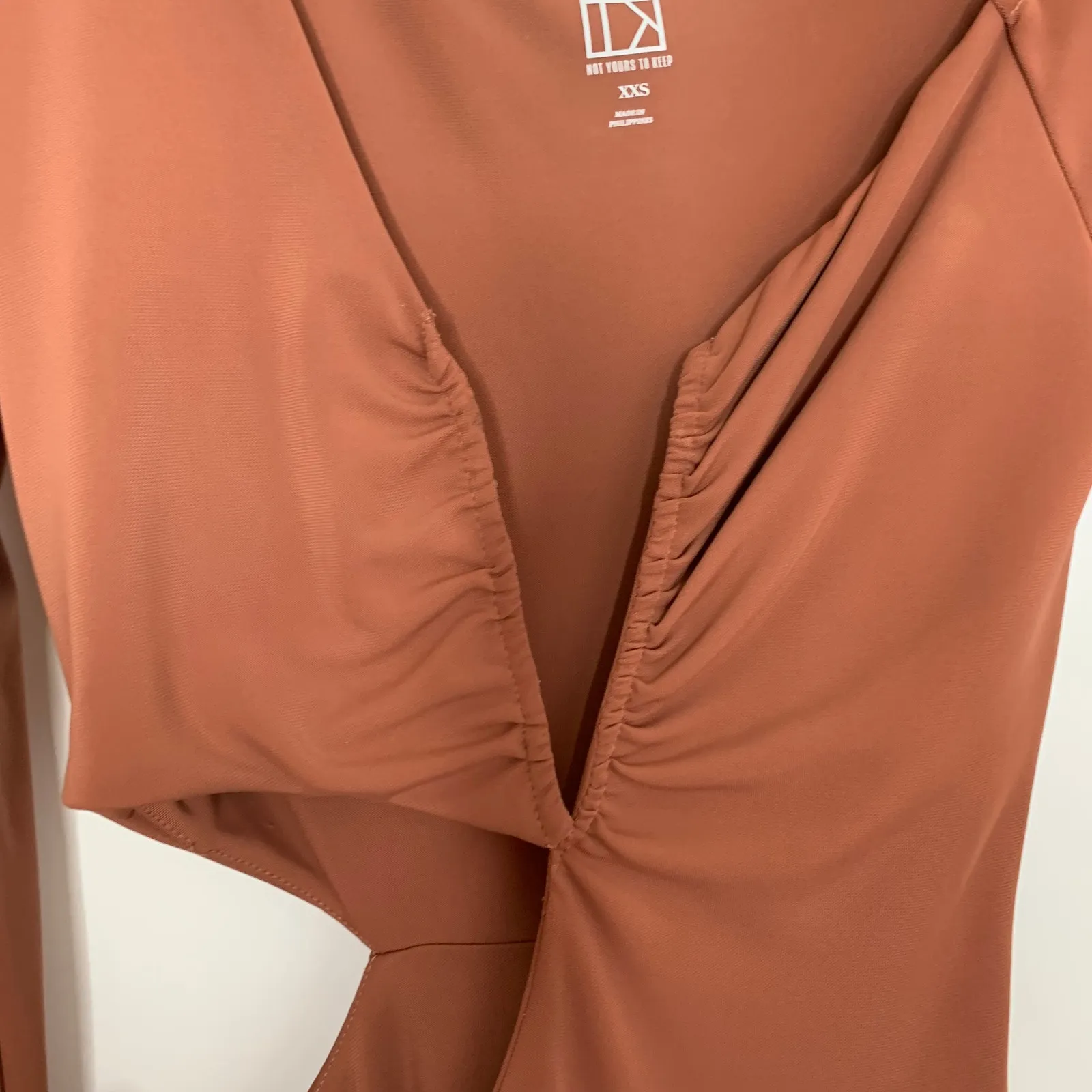 Not Yours To Keep River Midi Dress Rosewood Womens Size XXS Revolve Orange - Image 8