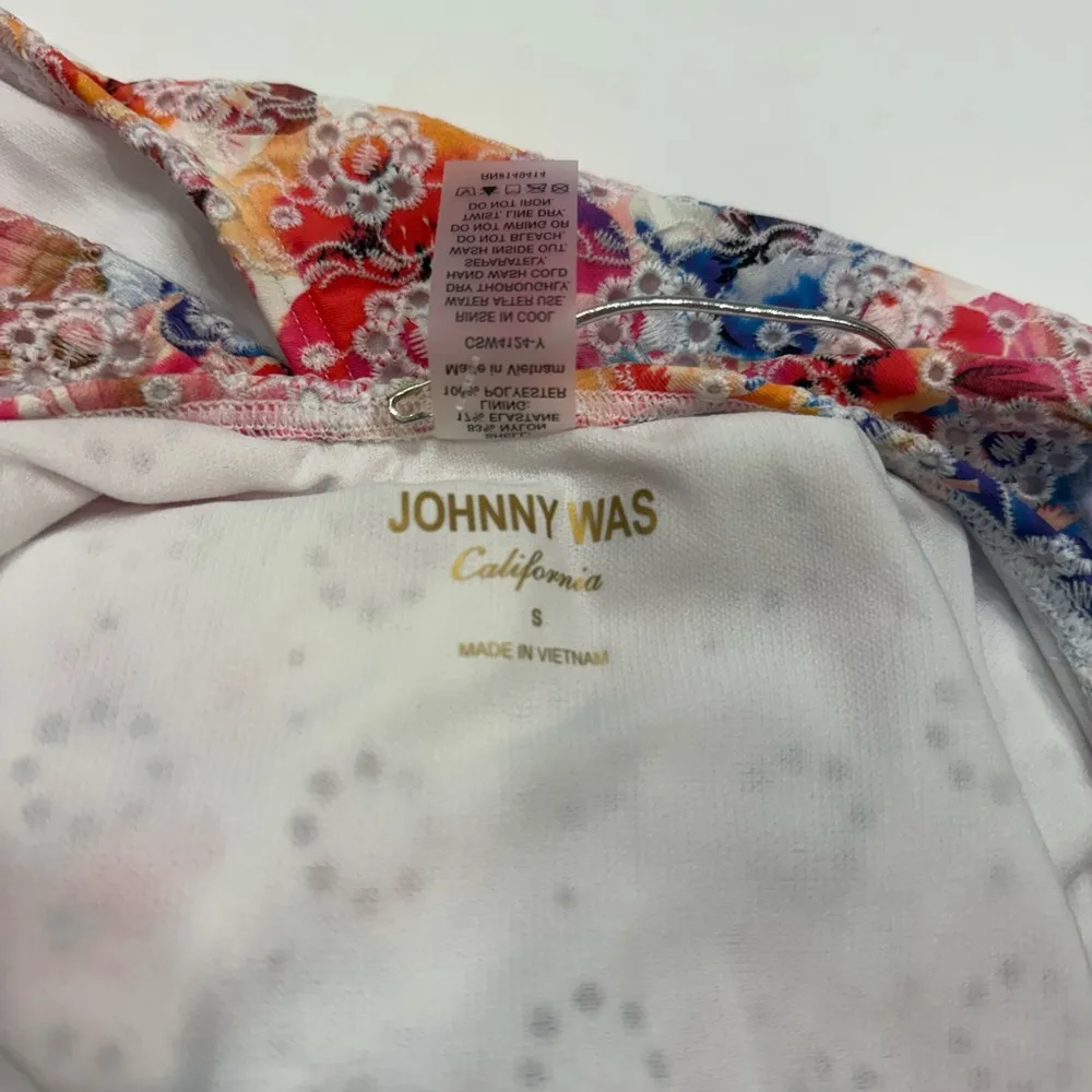 Johnny Was SUMMER DAYS EYELET CROSSBACK ONE PIECE Size S NWT - Image 5