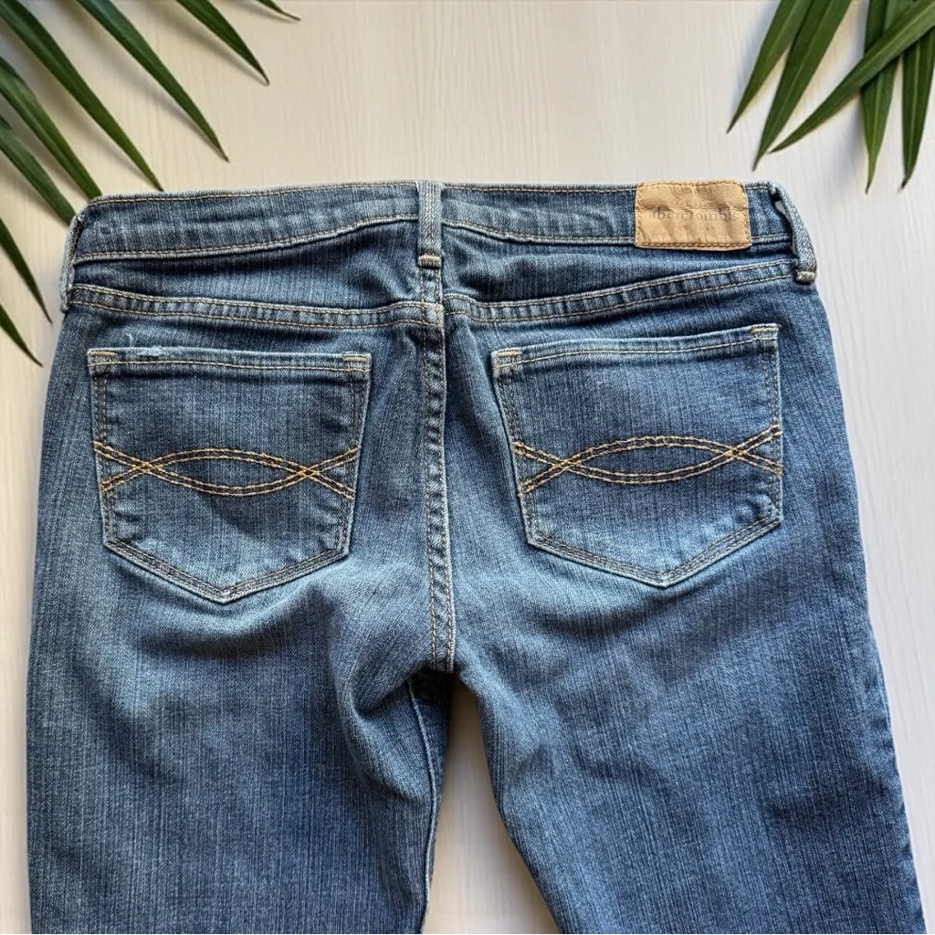Vintage Abercrombie Mackenzie Stretch Flare Jeans – Size 12 (Fits Like 2/4) - Image 5