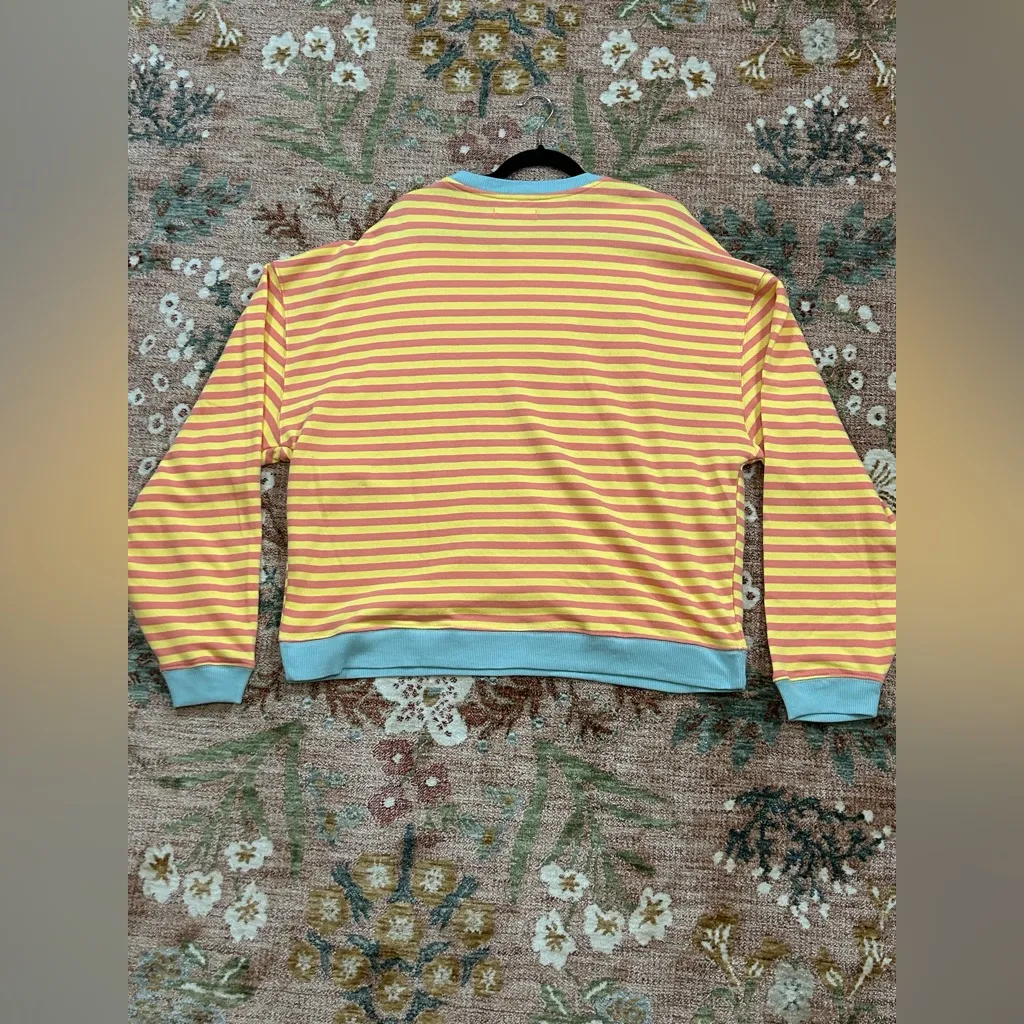 Free people Classic Striped Oversized Crewneck - Image 4