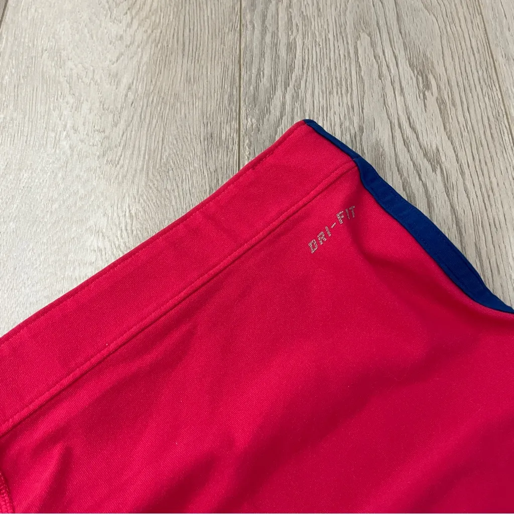 Nike Training Shorts dri-fit womens Pink (large) volleyball performance neon gym - Image 5