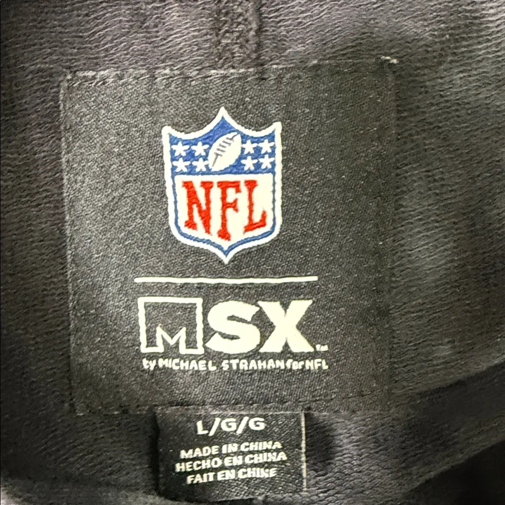 MSX Indianapolis Colts NFL team Women's Black and Gray Tie-Dye Sweatshirt - Image 7