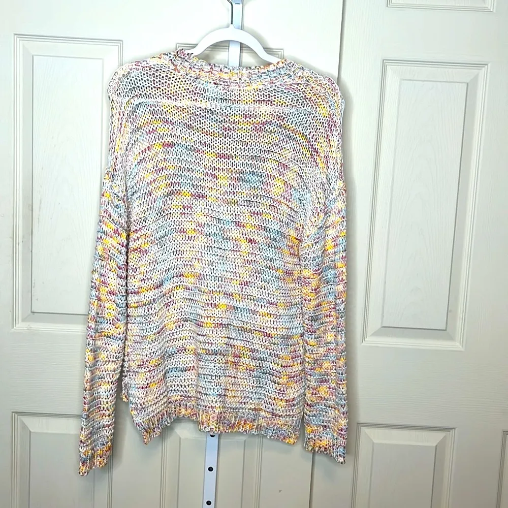 Rag Poets Confetti Sweater Size Small - Image 5