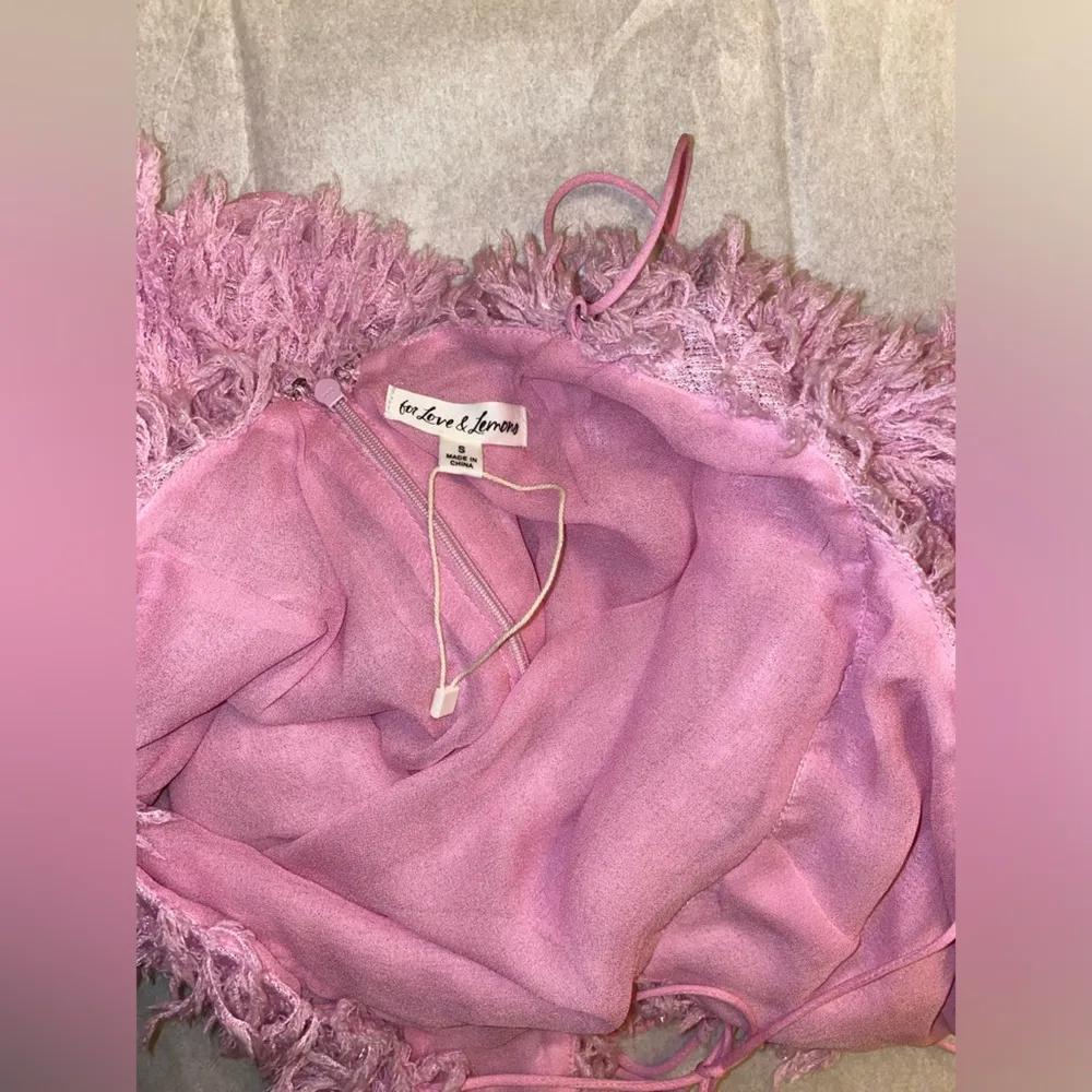 For Love and Lemons Kamara pink mini dress. Size Small - Image 8