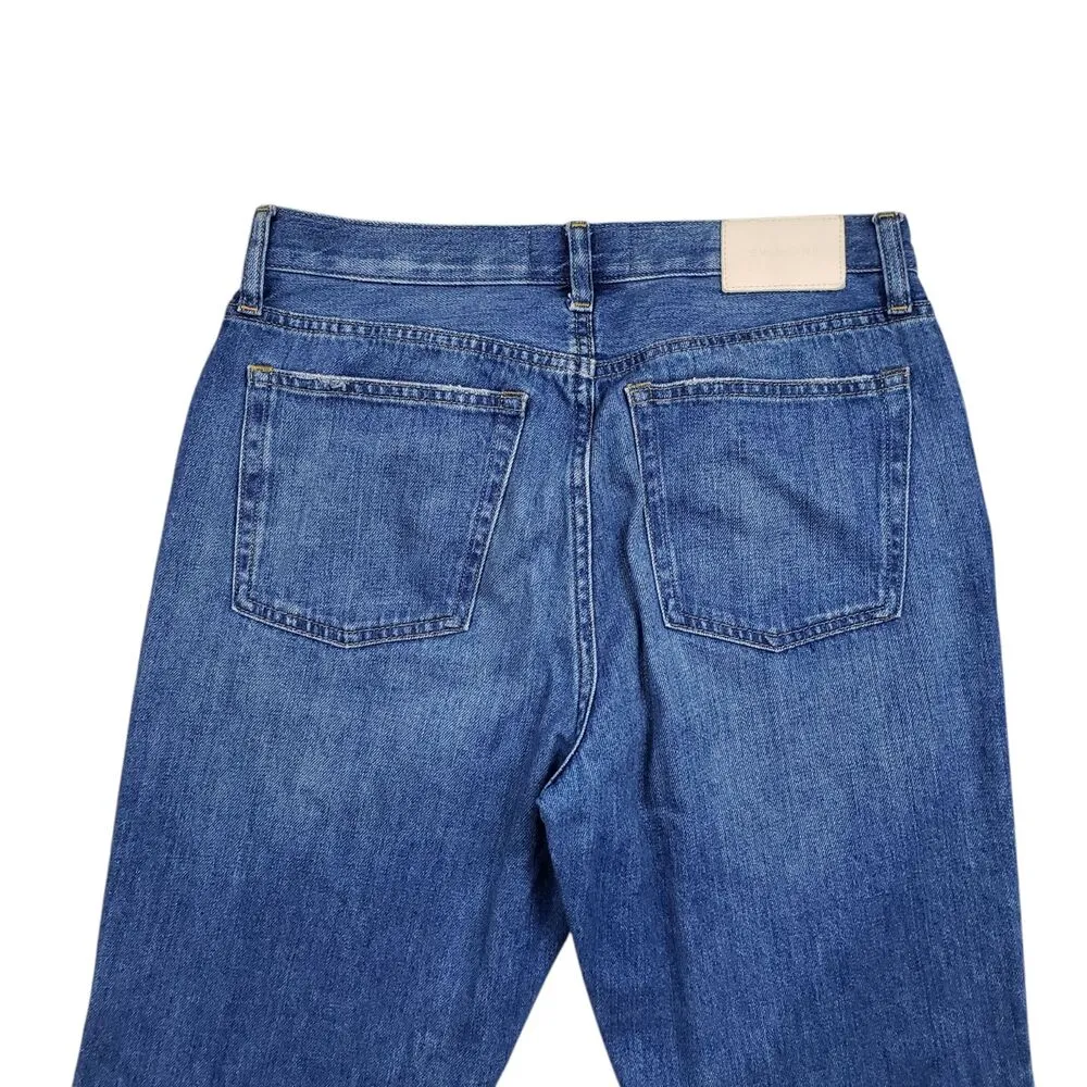 Everlane The Super Soft Straight Leg Jeans Womens 27 Blue Organic Cotton - Image 8