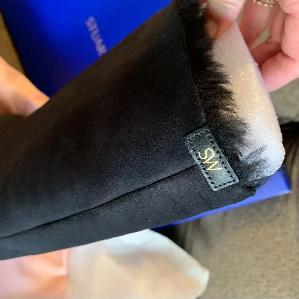 Authentic STUART WEITZMAN SOFT Genuine Shearling 10"H cozy boots - Image 8