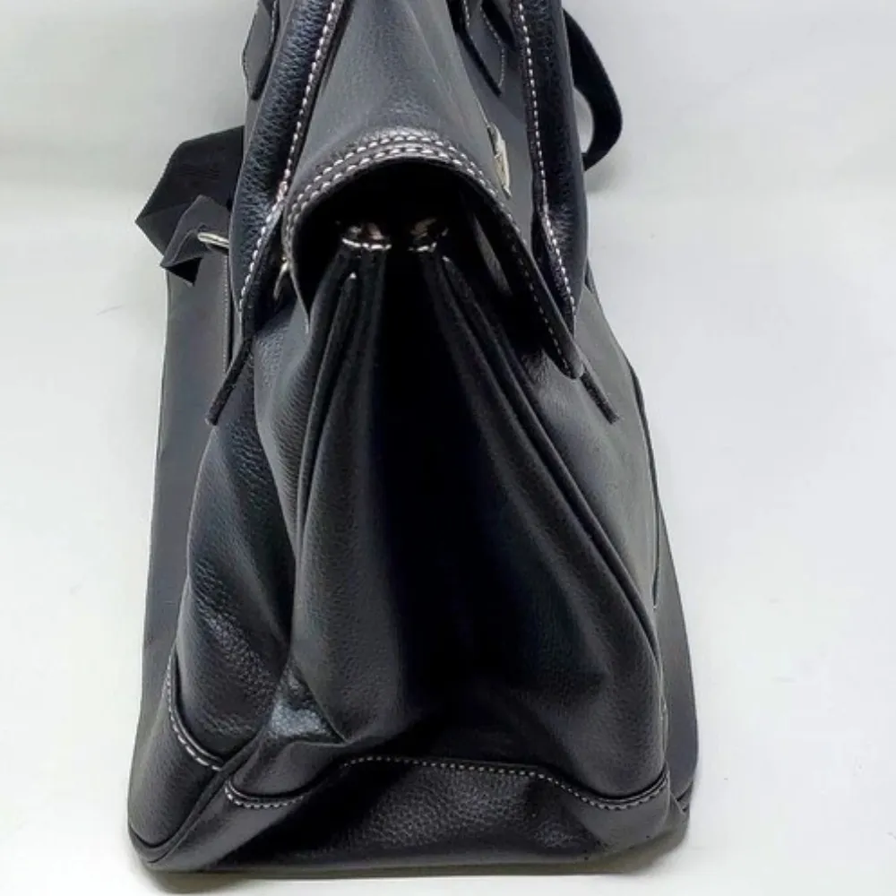 Victoria’s Secret weekender carryon tote duffle bag large carry strap black - Image 11