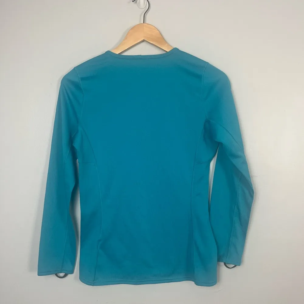 Patagonia Women's Capilene Midweight Crew Long Sleeve Blue Sz XS - Image 6