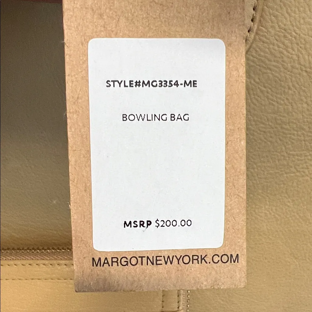 Margot New York | Camel Leather Satchel & “Patty” Envelope Wallet Tan - Image 15