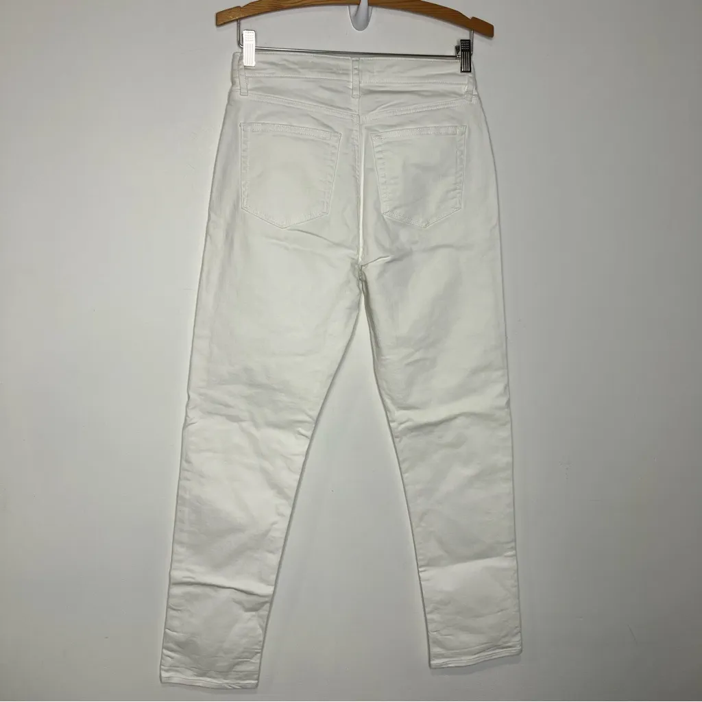 Loft the girlfriend jeans white‎ womens size 2/26 casual beach preppy trendy - Image 6