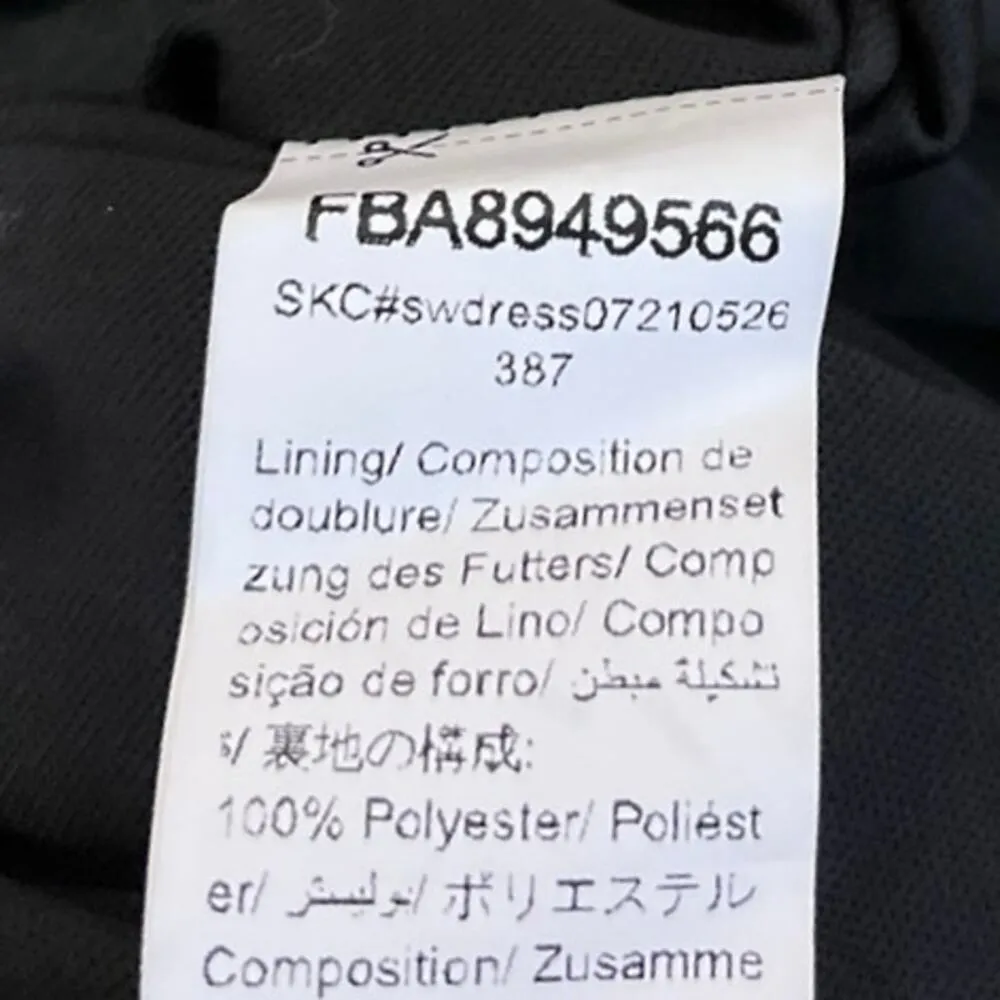 NEW WDIRARA Black Swiss Dot Puff Long Sleeve Mini Fit & Flare A - Image 5