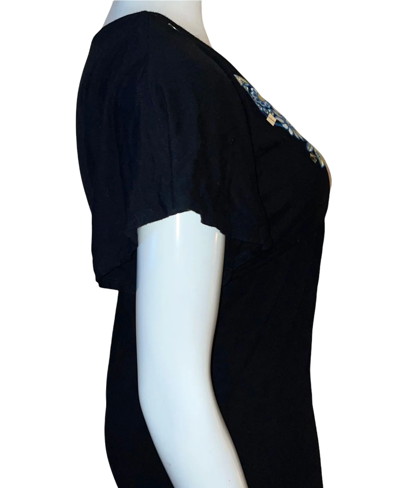 International concepts INC Embroidered Flutter Sleeve Top  - Image 2