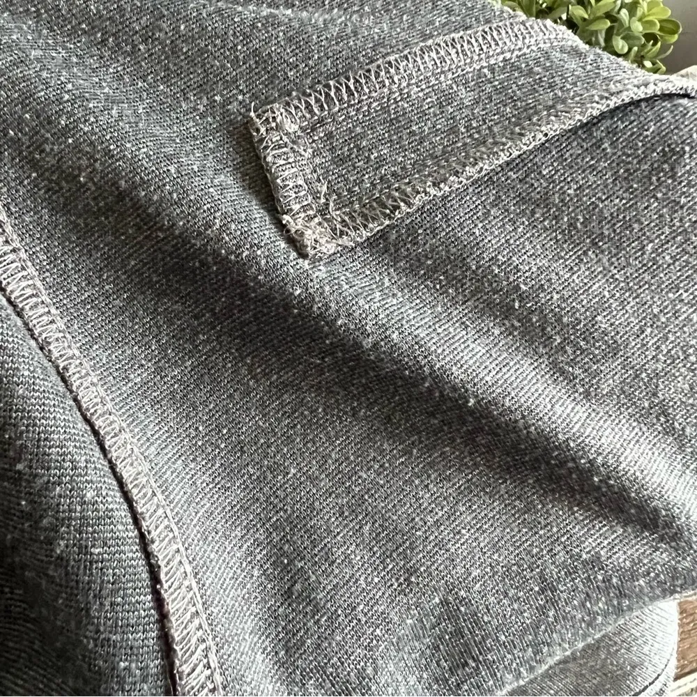 Betabrand Gray Metallic Work Yoga Business Casual Pants Medium - Image 6