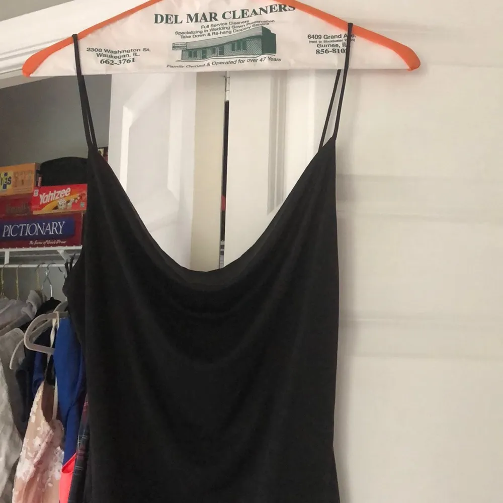 Gorgeous Black Cowl Neck Dress - Image 3