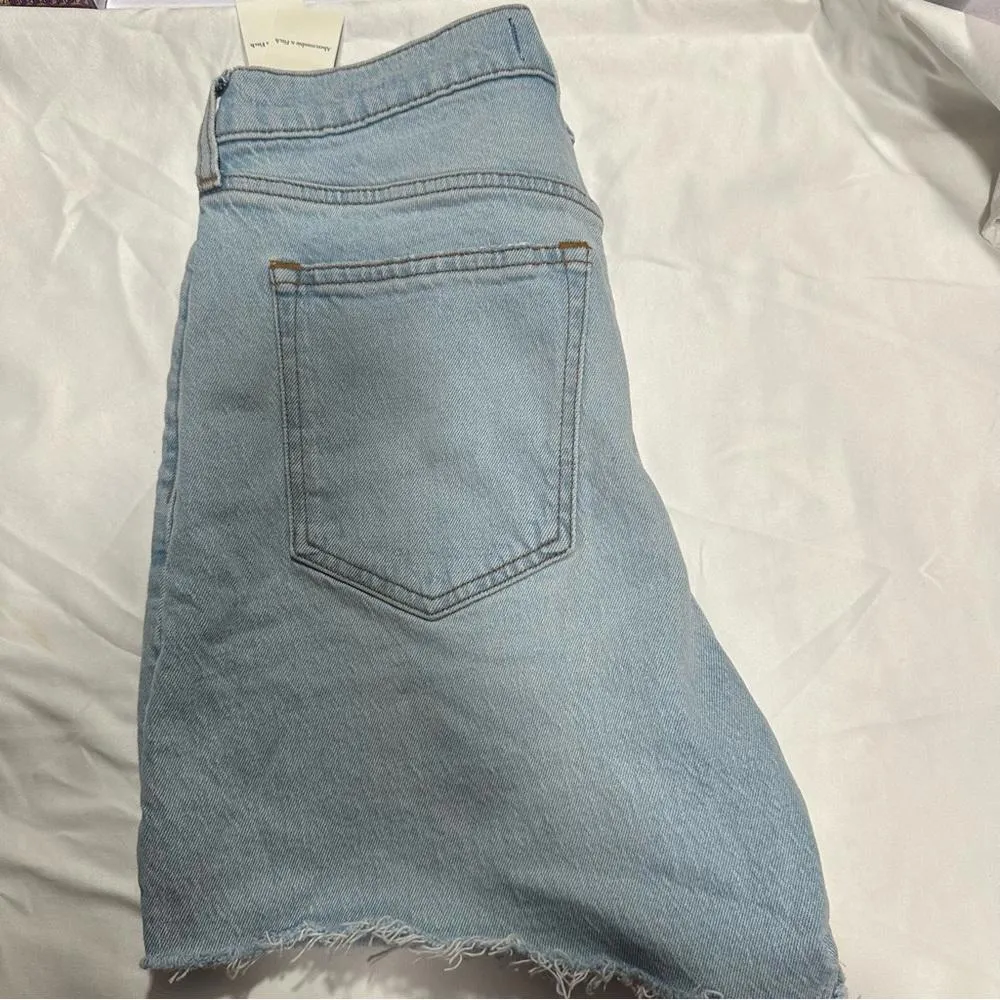 Abercrombie and Fitch High Rise Dad Shorts - Image 4