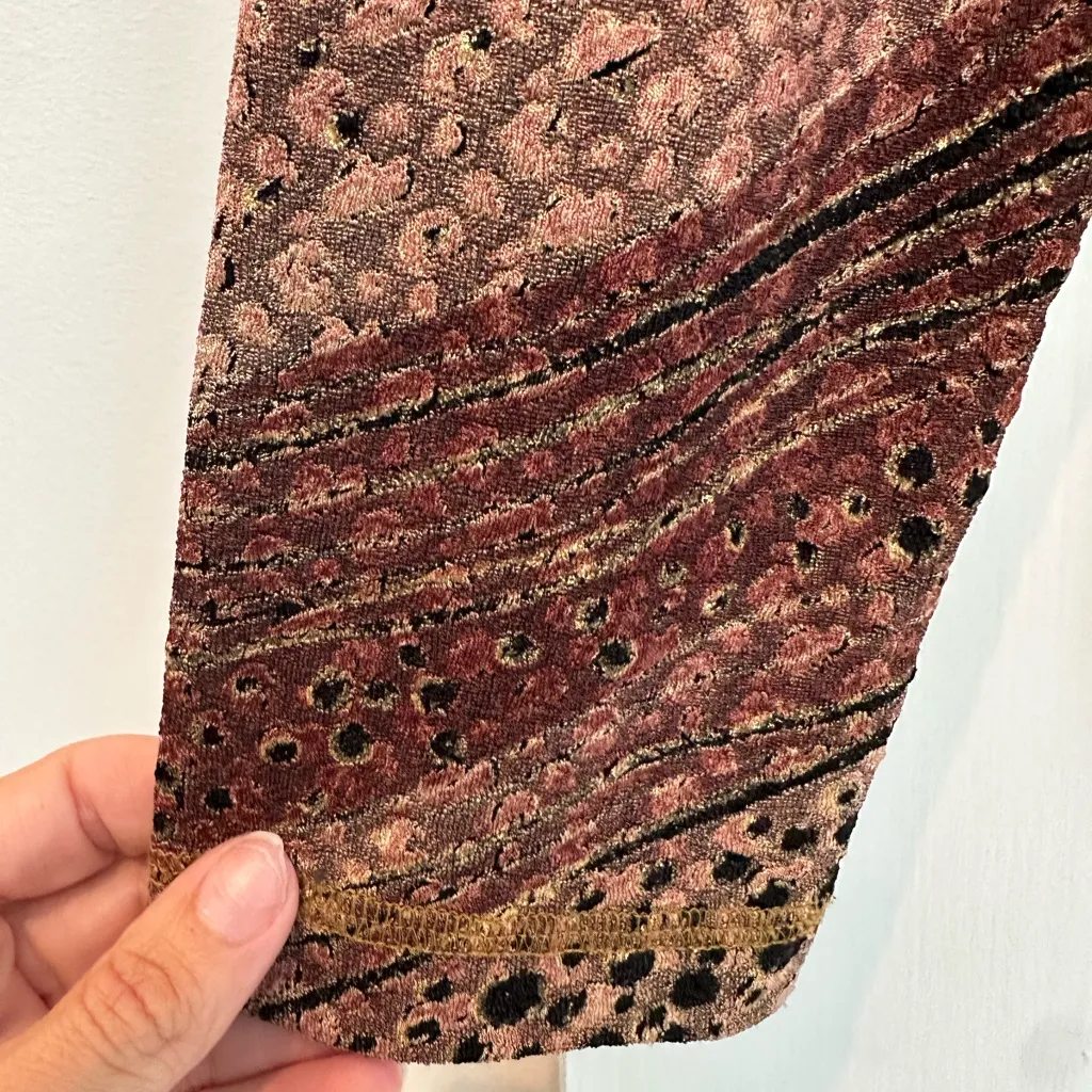 Vintage Laura Ashley Earthy Toned Golden Ombre Button-Up Cardigan Sweater Size M - Image 7