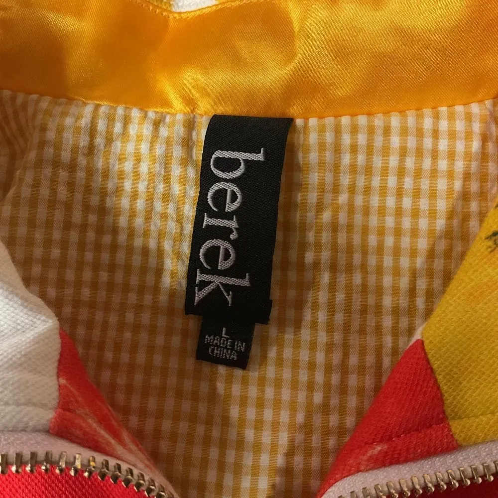 Berek Women's Ray‎ of Sunshine Full Zip Jacket Size L Multi Long Sleeve Pockets Size L - Image 9