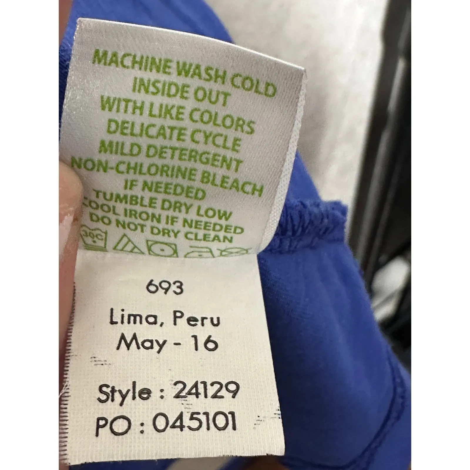 Lilly Pulitzer Womens Blythe Dress Bomber Blue Sleeveless Pima Cotton Size Small - Image 4