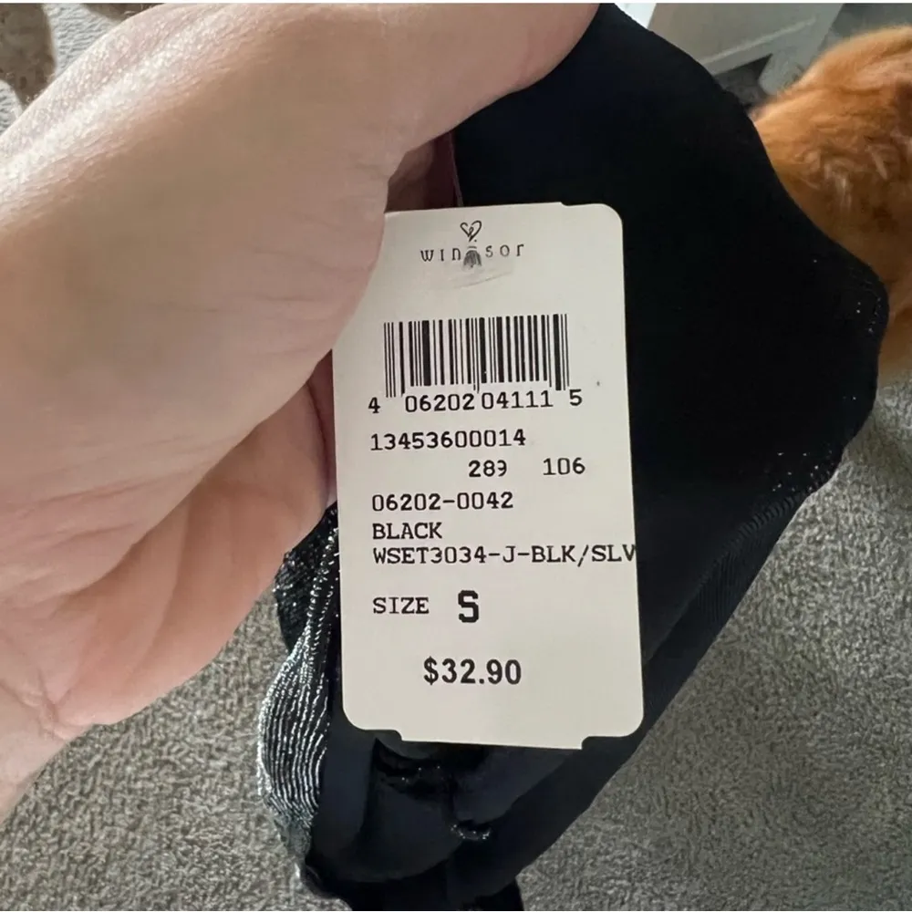 Sequin/ sparkly  long cardigan. Black with silver sparkles. - Image 3