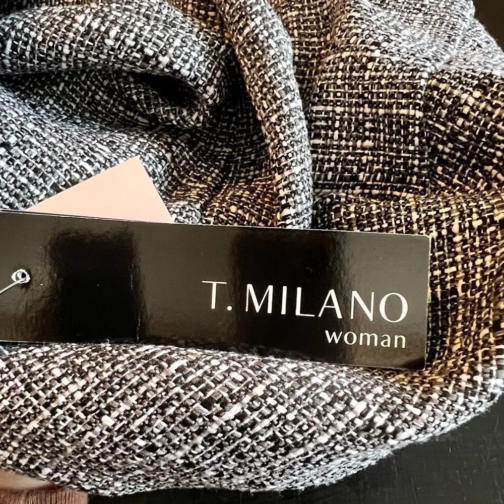 Vintage T.‎ Milano Woman Suit Jacket nwt Black Size 14W - Image 6