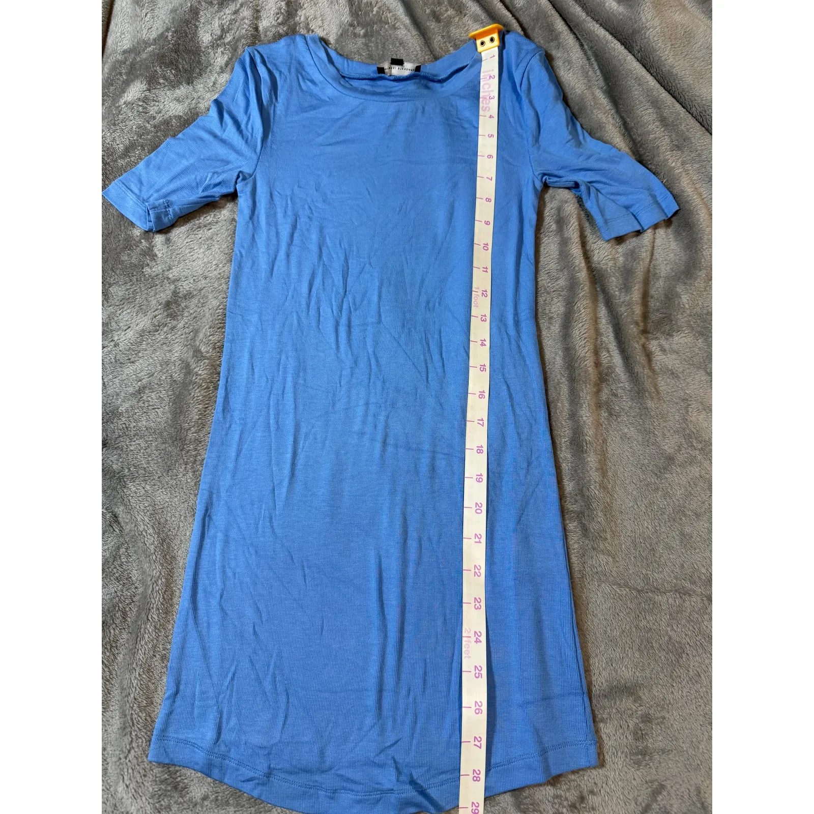 NWT Universal Standard Blue FOUNDATION S/S CREW NECK TEE SZ 4XS 00-0 Modal‎ - Image 6