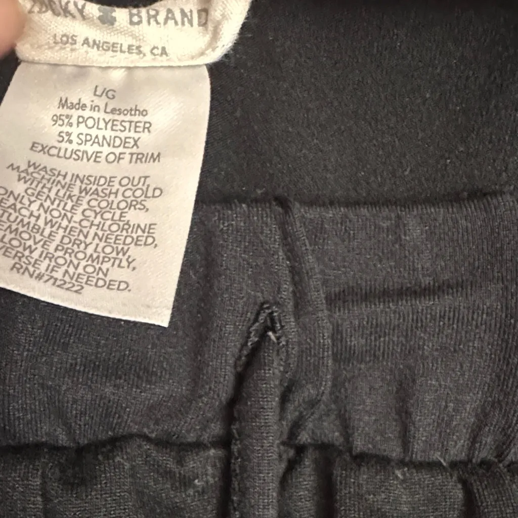 Lucky Brand Black Pajama Pants With pockets - Image 7