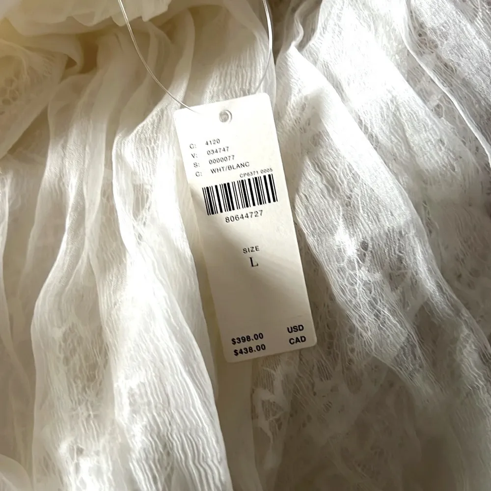 DINGED GEM | NWT | Anthropologie x GEISHA DESIGNS Ivory Lace Overlay Maxi Skirt - Image 7