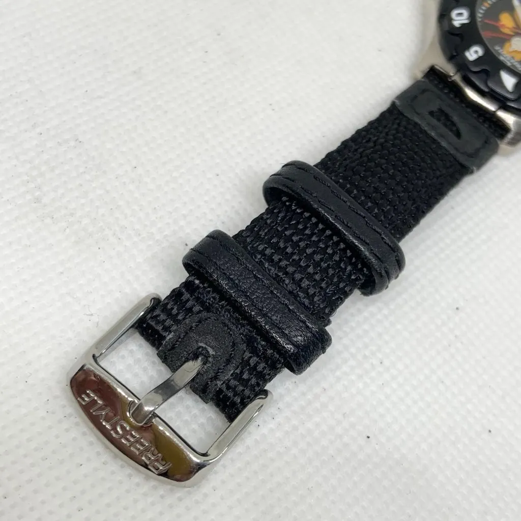 Freestyle Flower Watch Rotating Bezel two tone 32mm round up to 7” running - Image 4