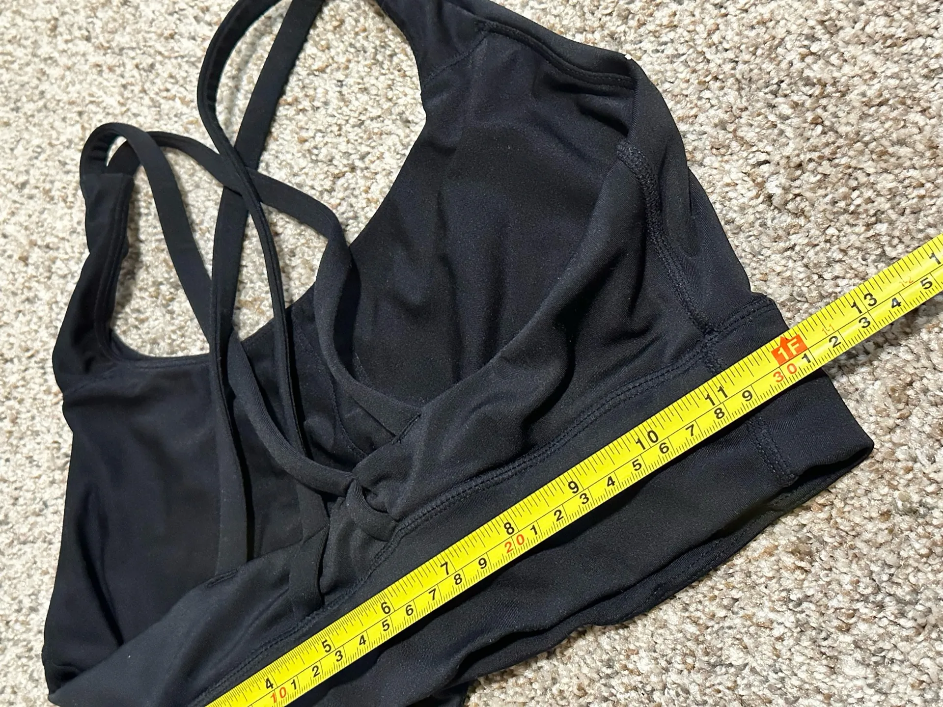 Avia Black high-waisted sports bra - Image 5