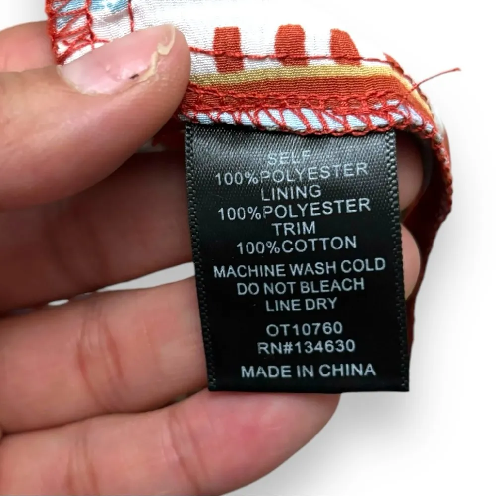 Sunday in Brooklyn Anthropologie Burnt Orange Boho Top - XS - Image 6