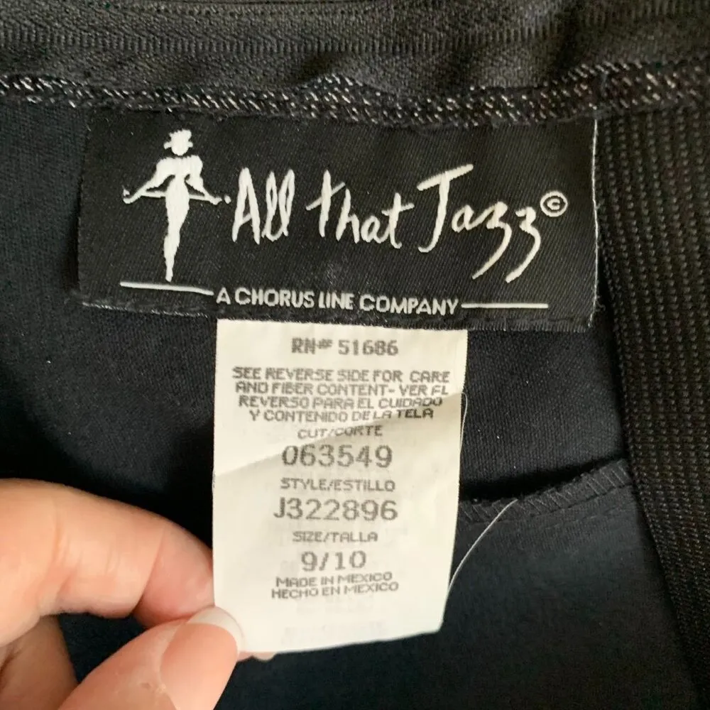 Vintage 90s All That Jazz ALine Mini Skirt S Black Herringbone Zip Elastic Waist - Image 5