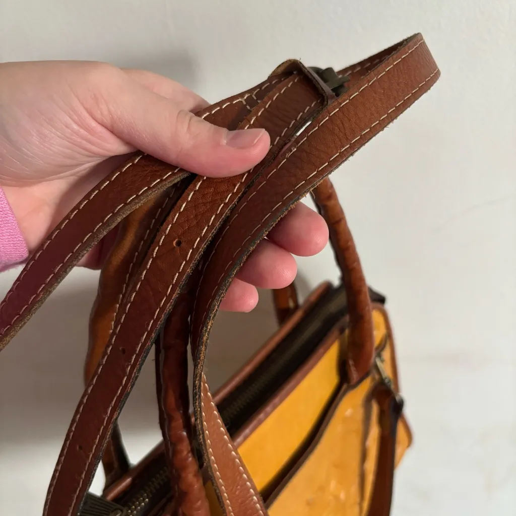 Patricia Nash Tooled Leather Satchel Crossbody Bag - Image 8