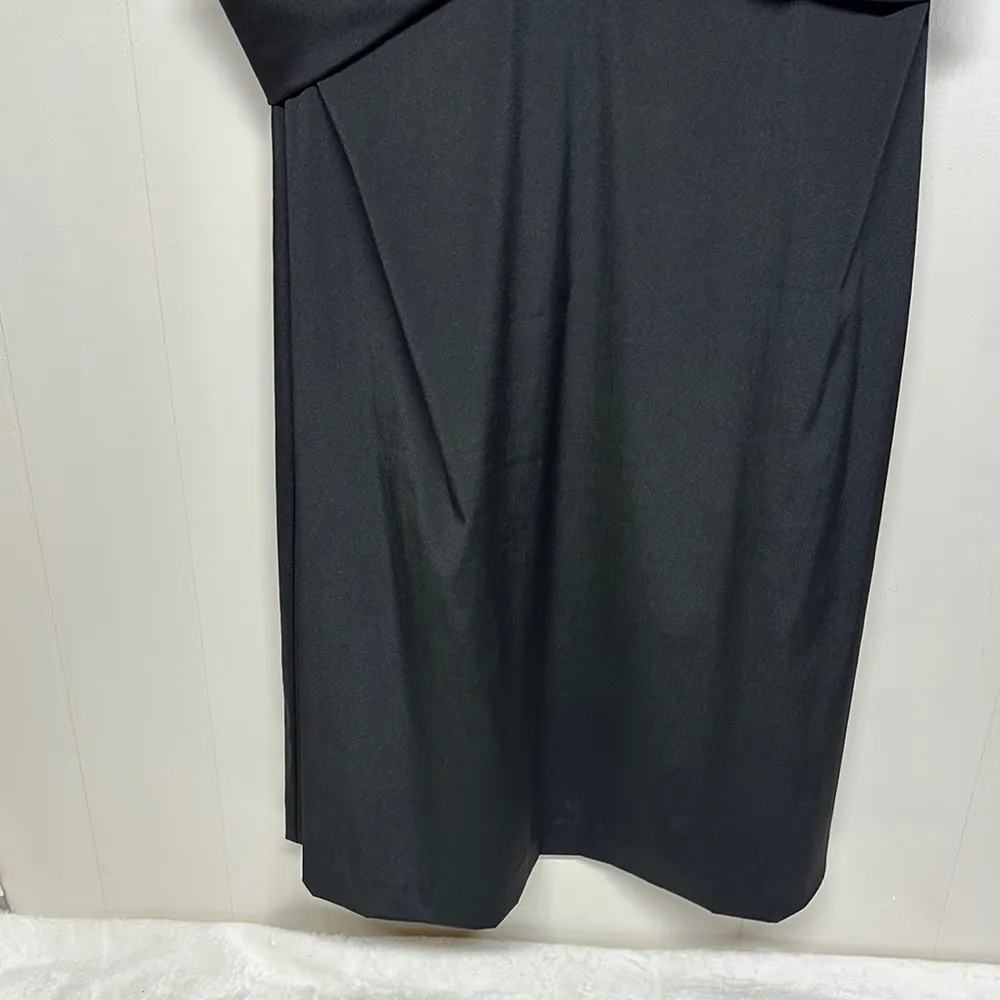 White House Black Market Black Cut-Out Sheath Midi Dress - Image 3