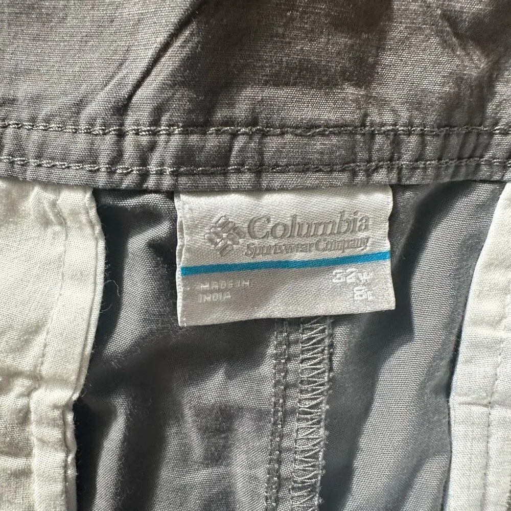 Columbia gray gorpcore size 32 normcore longer length shorts - Image 2