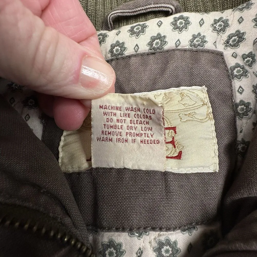 Buckle Brown Bomber Jacket - Image 11