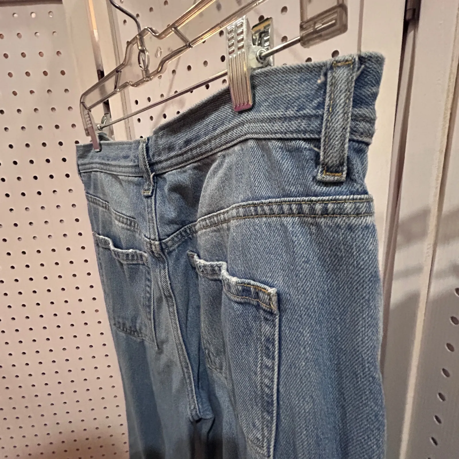 We The Free Twenty Eight Distressed High Rise Straight Leg Jeans Womens Size 28 - Image 8