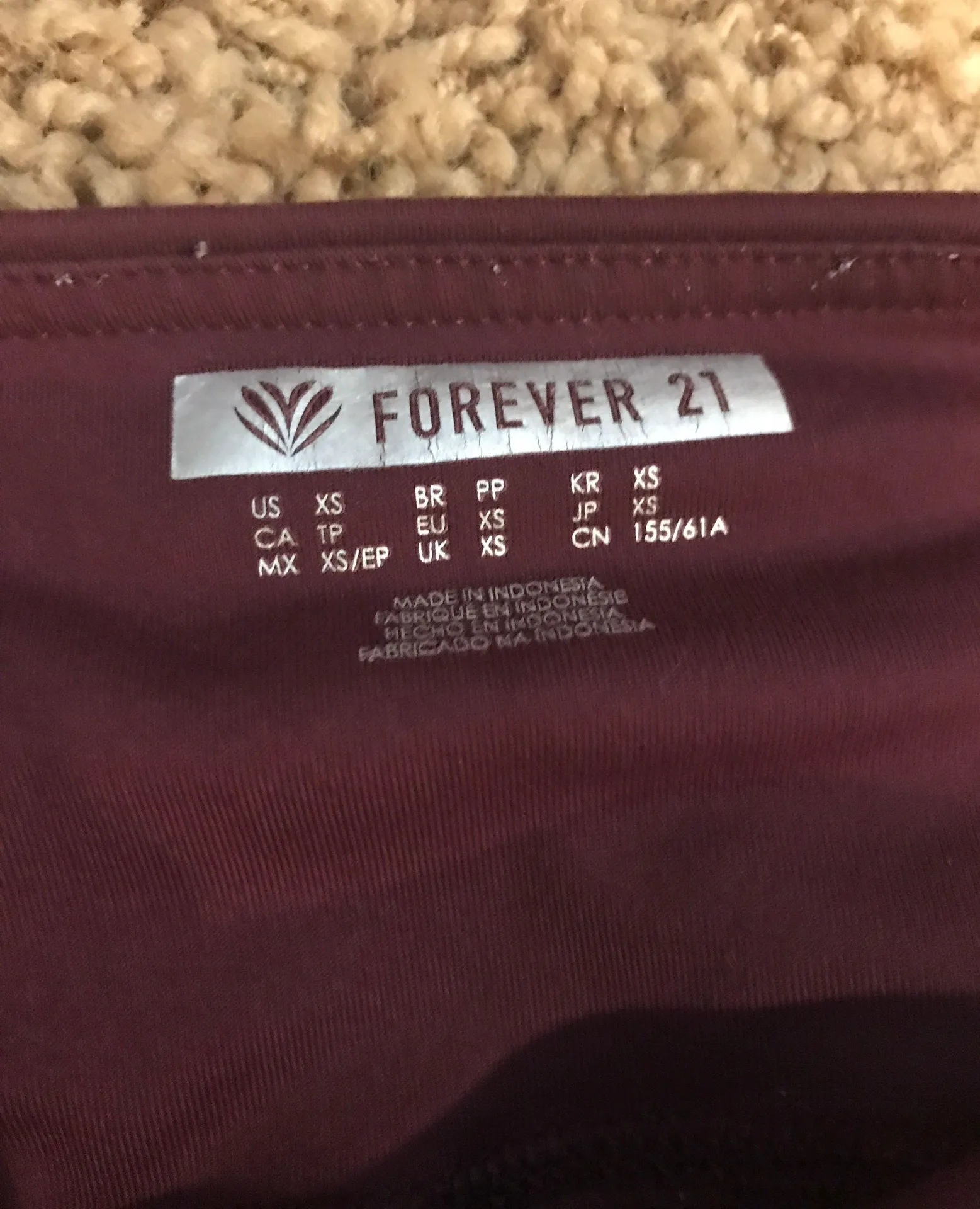 Forever 21 Mauve Leggings - Image 3