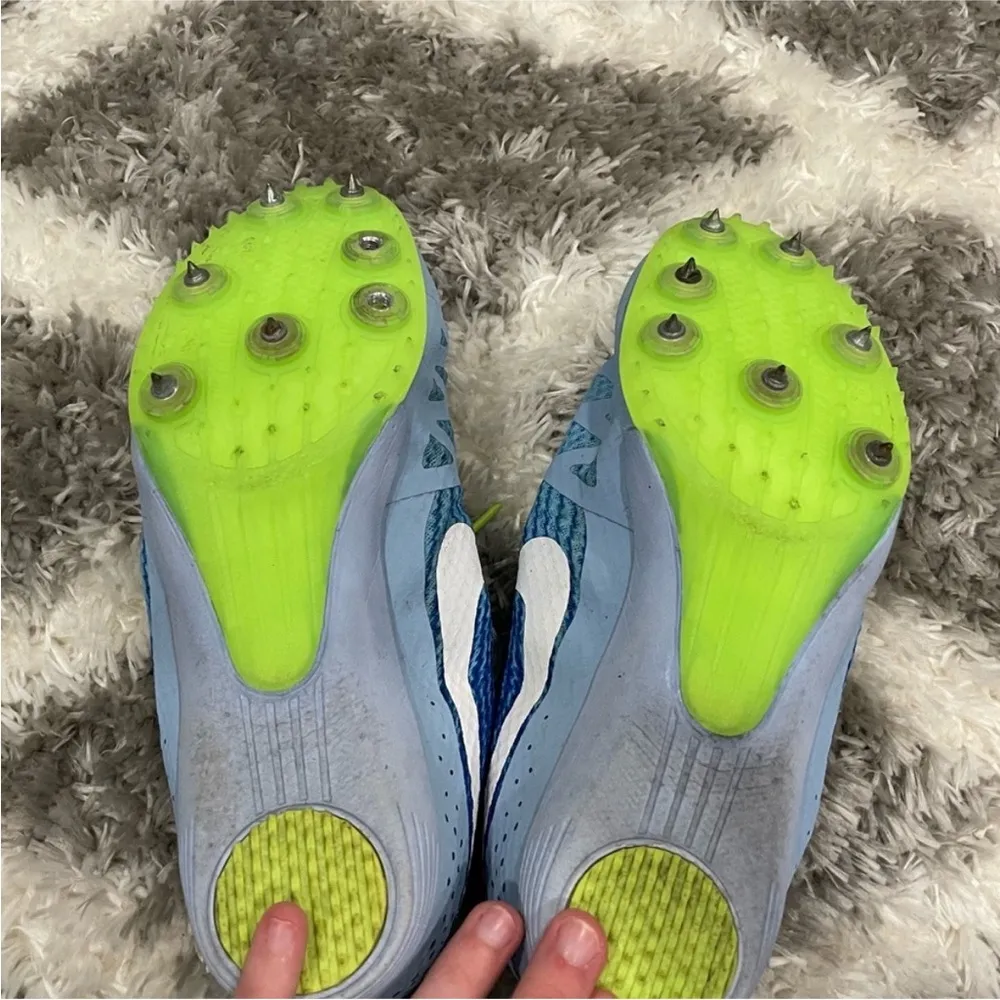 Nike Zoom Rival M 8 Hyper Cobalt 806559-401 Womens Track Cleats Blue - Image 6