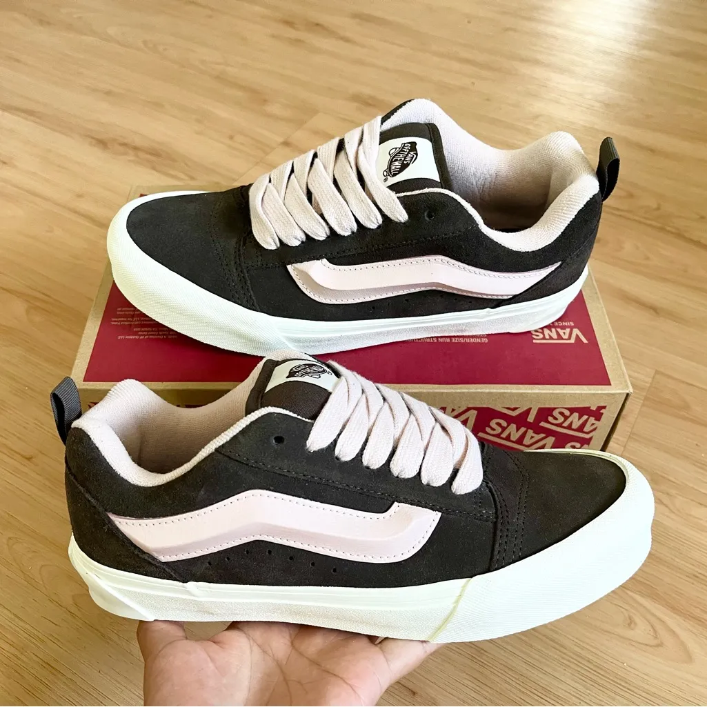Vans Knu Skool Pop Sepia Rose VN000D7503N Women 9.0 US - Image 5