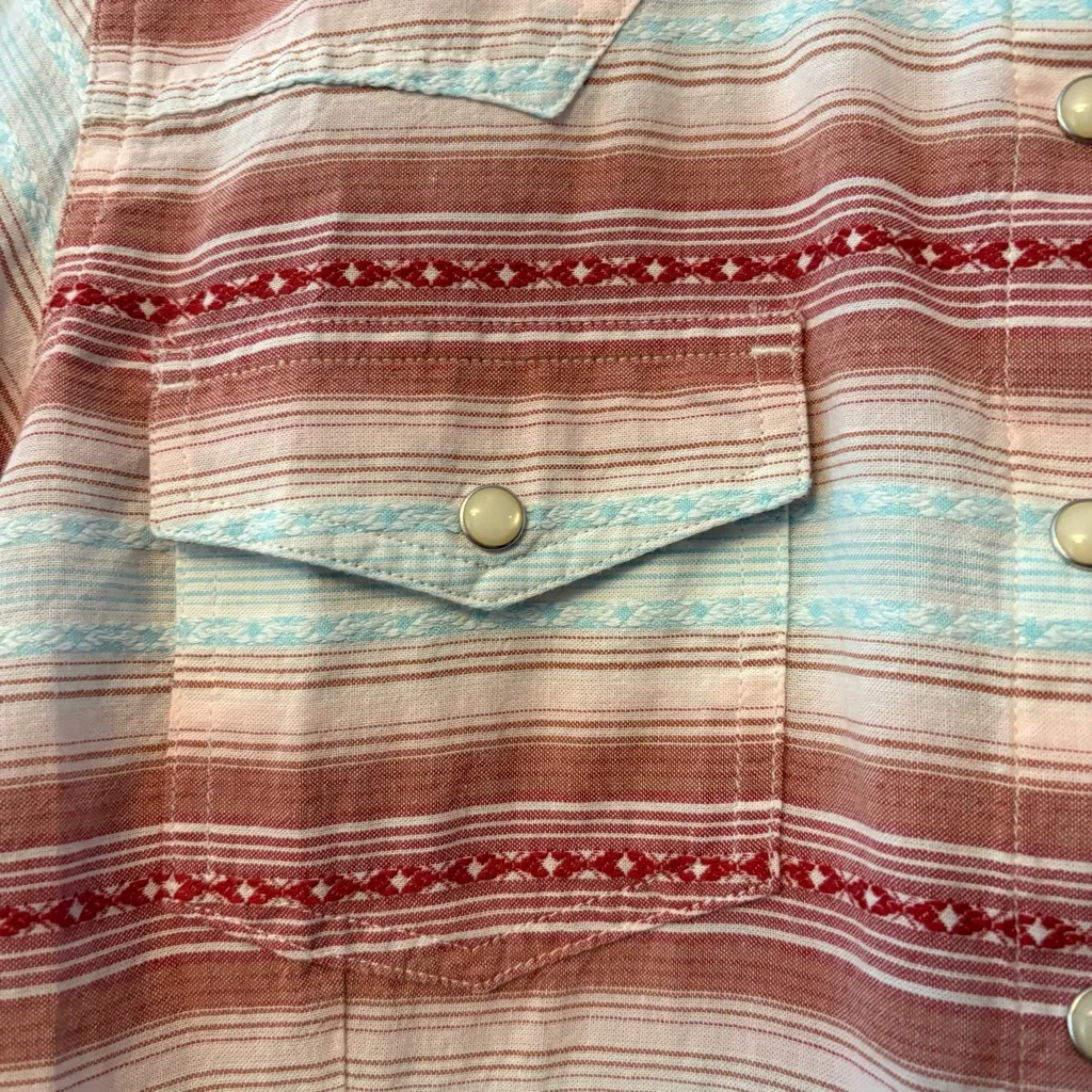 Ariat REAL women's savannah snap long sleeve western shirt size XL - Image 8