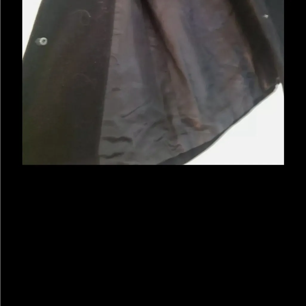 Kenneth Cole Reaction black Cashmere wool blend coat New! Size 6 - Image 7